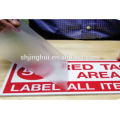 Banners de rolo de vinil a laser vermelho